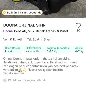 https://pttavm.guvencesinde.com.tr/ ismindeki sahte site (Dolap Uygulamasında Bebek Arabası Alışverişinde Yaşanan Sorun)
