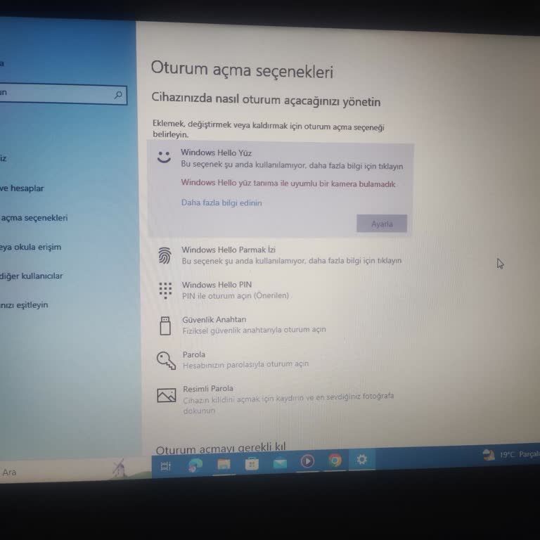 Lenovo Bilgisayar Lenovo Ideapad 1 Cihazımın Parmak İzini Kullanamıyorum