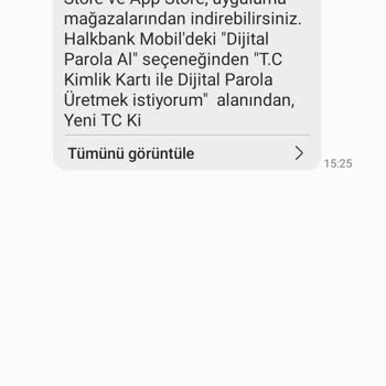 Halkbank'tan Müşteri Numaranız Oluşturuldu Diye Mesaj Geldi