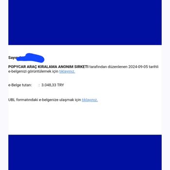 Popycar Araç Kiralama Tarafından Mağdur Edildim!