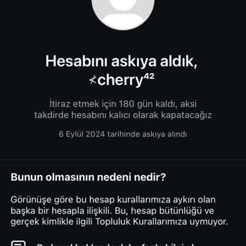 Instagram Hesap Askıya Alındı