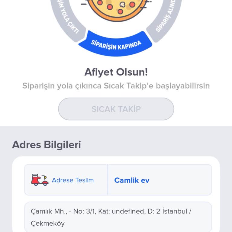 Domino's Pizza 1 Saatte Gelen Pizza
