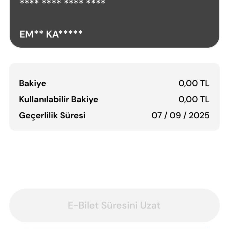 Passolig Banka Kart İptal Talebi