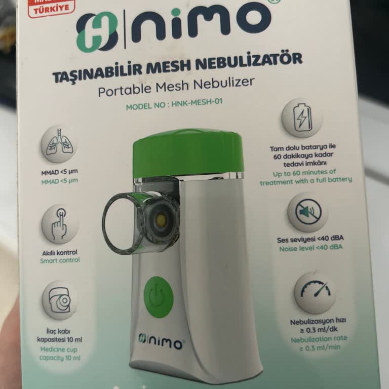 Hünkar Medikal Taşınabilir Nebülizatörün Az Hava Verme Sorunu