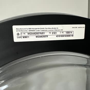 Siemens Çamaşır Makinesi Körük Lastiği Sorunu Ve Servis Problemi