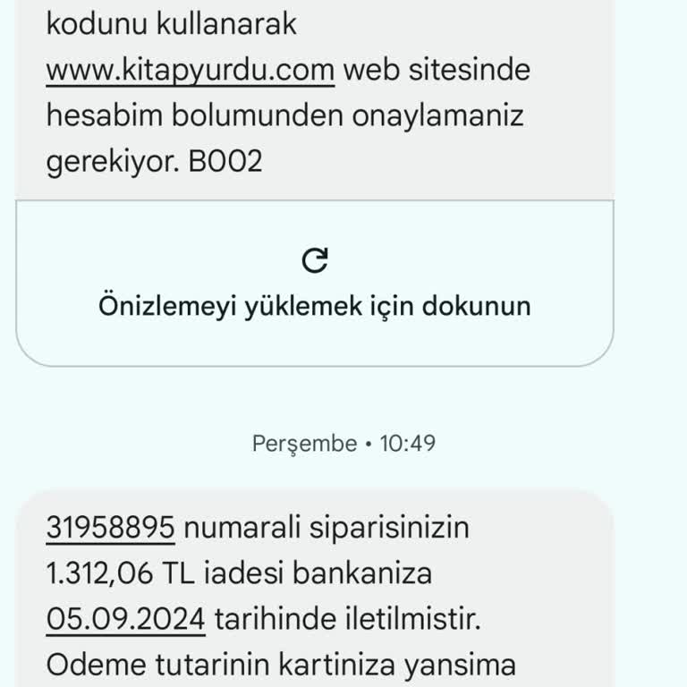Kitapyurdu Sipariş İptali Yaptım Ücretim Yatmadı Bankama