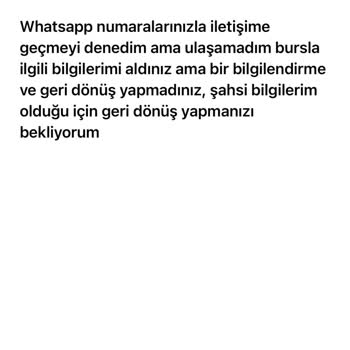 Bursiyer.online Bursiyer Burs Şikayeti