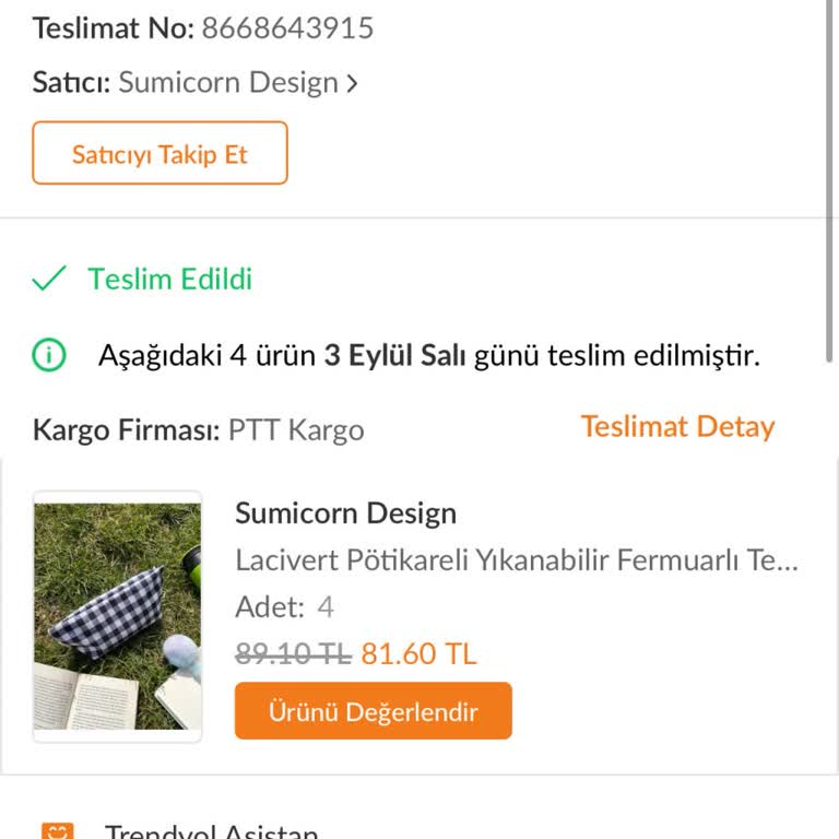 Trendyol Dan Aldığım Ürün Eksik Gelmesi Ve Sorunumun Çözümlenmemesi