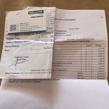 Batman Bellona Simge Mobilya Ürünlerim 7 Aydır Eksik