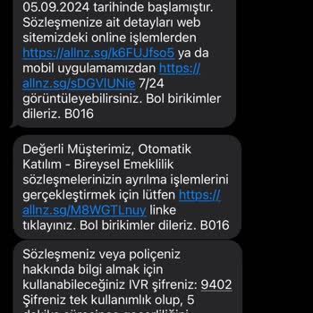 Allianz Hayat ve Emeklilik Allianz Bireysel Emeklilik Sözleşmesi