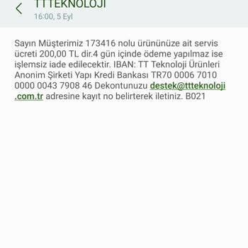 BİM Ttech Garanti Ücret İstiyor