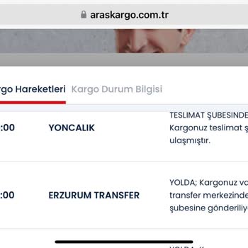 Aras Kargoda Kaybolan Saat!