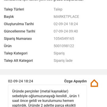 Koçtaş Ve Avvio İle Yaşanan İade Sorunları