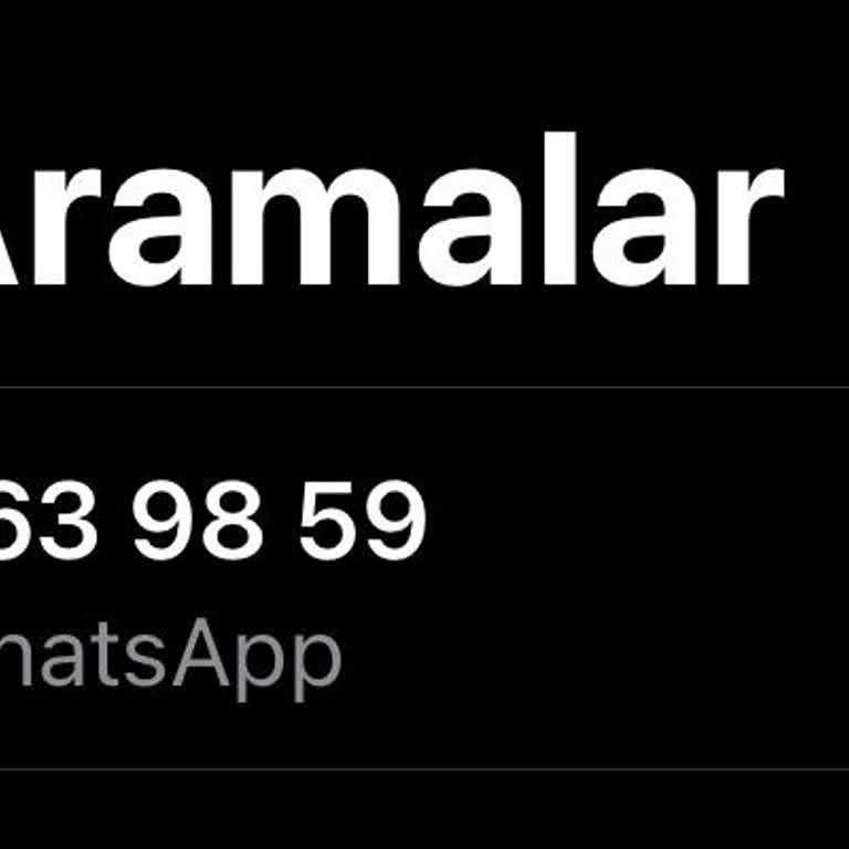 WhatsApp Yurt Dışından Arandım