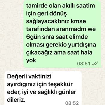 KVK Garanti Dışı Bahaneler Üreten KVKK Firması Ve Sonuçsuz Geri Gönderim