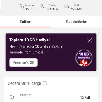 Vodafone'dan Alternatif Tarife Sunulmadan Fahiş Ücretlendirme