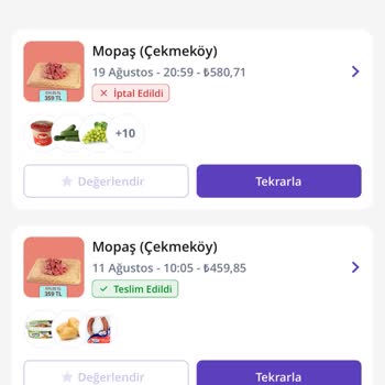 Getir Sipariş İptali Ve İade Sorunu