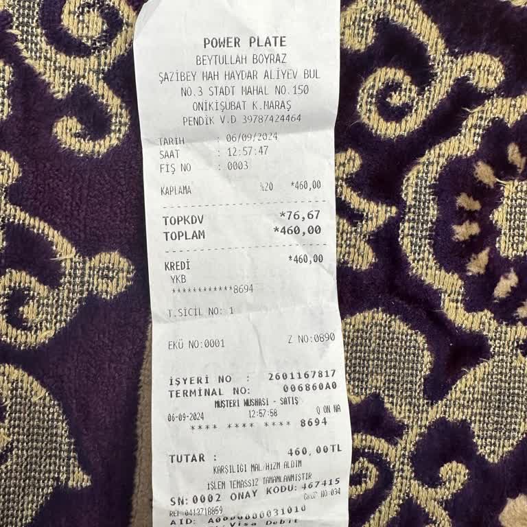 Power Plate Tech Ücretimin İade Edilmesini İstiyorum