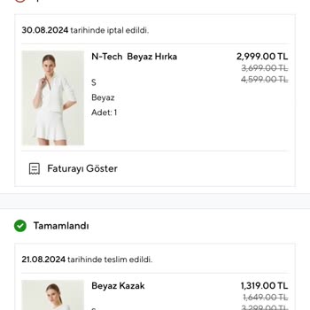 Network Gönderilmeyen Ürünün Gönderim Sağlanması