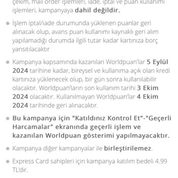 VakıfBank Setur Kampanyasından Hak Ettiğim Puanımı Yüklemedi