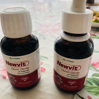 RC Farma İlaç Takviye Edici Gıda Demir Damlası Tat Kötülüğü