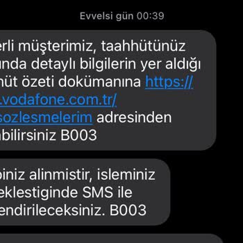 Vodafone Yanıltıcı Paket Geçişi ve Müşteri Hizmetleri Sorunu