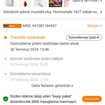 MNG Kargo MNG Siparişimi Getirmedi!