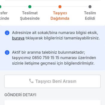 Trendyol Kargo İki Aynı Kargo Biri Taşımada Biri Teslim Edildi