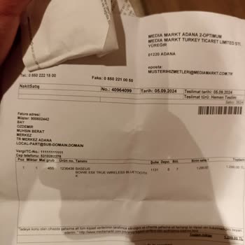 Media Markt Değişim Talep Ettim