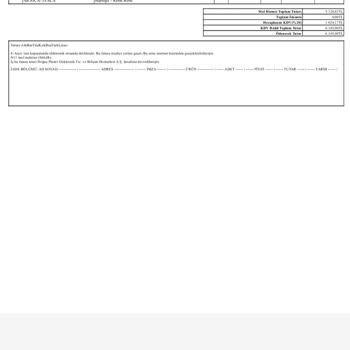 Arnica Tesla Premium Fabrikasyon Hata