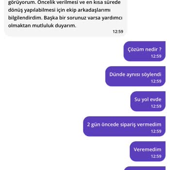 Getir Su Siparişi Teslim Edilmedi. Market Ürünü De Yanlış Geldi