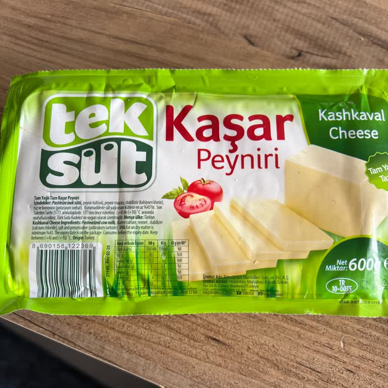 Teksüt Kaşar Peyniri Tadında Plastik Ve Gaz Yağı Tadı Gelmesi