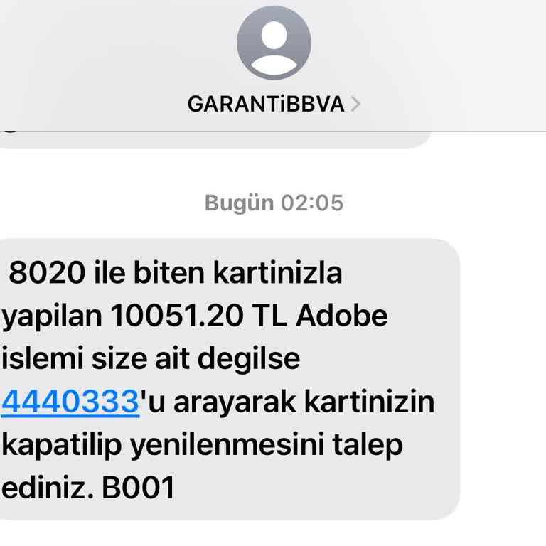 Adobe Kartımızdan İzinsiz 10 Bin Lira Aldı