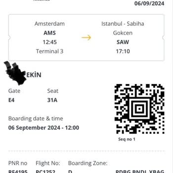 Pegasus Airlines Kayıp Kabin Bagajı