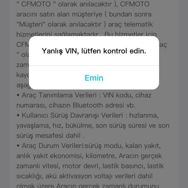 CFMOTO 250nk Navigasyon Hatası