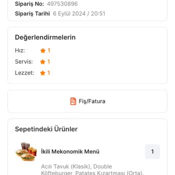 Migros Yemek Sipariş İptal Sorunu Ve İade Edilmeyen Ücret