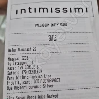 Intimissimi Giymediğim Ürünün Beden Değişikliği!