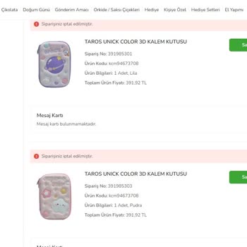 ÇiçekSepeti Yüksek Fiyatlı Ürünlerin İptaliyle Hayal Kırıklığı