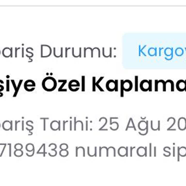 Hopena Siparişim 10 İş Günüdür Kargolanmıyor