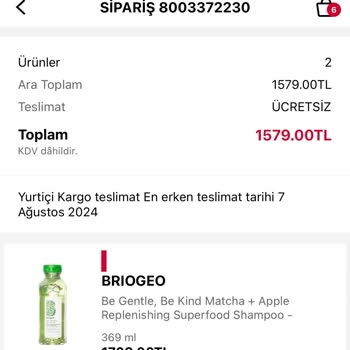 Sephora Online Siparişimdeki Şampuanın Son Kullanma Tarihi Geçmiş!