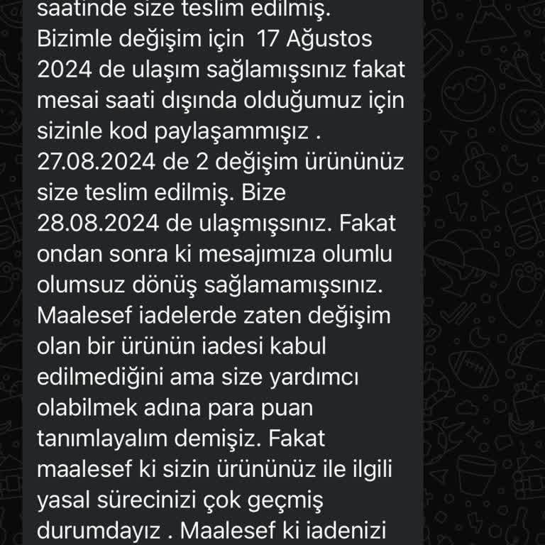 Dressweden Yanlış Beden Ve İade Problemi: Mağduriyet Yaşıyorum