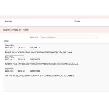 İstikbal Sleepy Yatak Çökme Sorunu