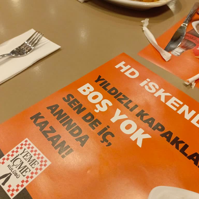 HD İskender Restaurant Marmara Park Şubesi Hizmeti Çok Yavaş