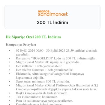 Migros Yanıltıcı Fiyatlandırma Ve İptal Edilen Sipariş