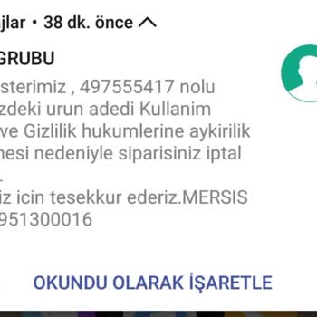 Migros Yanıltıcı Fiyatlandırma Ve İptal Edilen Sipariş