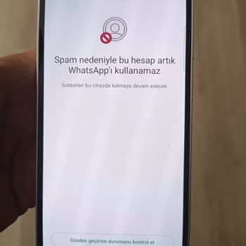 WhatsApp Hesabım Spam Olarak Engellendi.