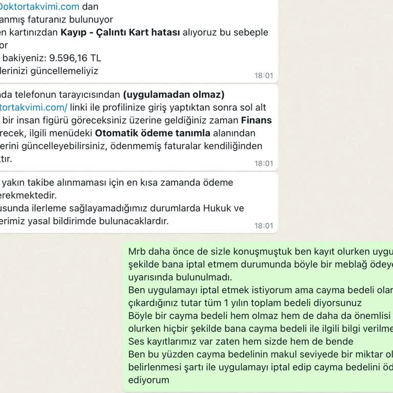 Doktortakvimi.com Doktortakvimi Üyeliğinde Gizli Cayma Bedeli Şoku