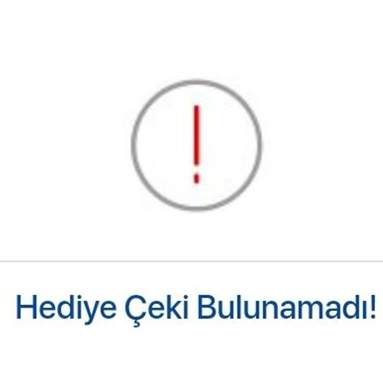 D&R Hediye Kartım Bulunamıyor