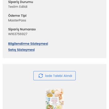 D&R Ürün İade Edilememesi