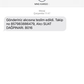 MNG Kargo'nun Güvenilmez Hizmeti